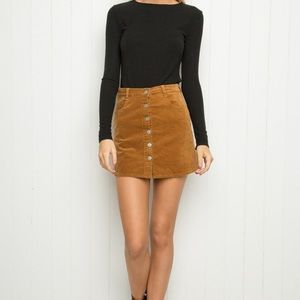 BRANDY MELVILLE SUEDE SKIRT